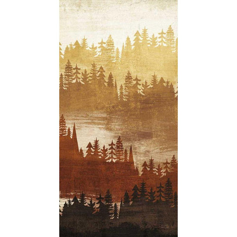 Mountainscape Spice Panel II Gold Ornate Wood Framed Art Print with Double Matting by Mullan, Michael