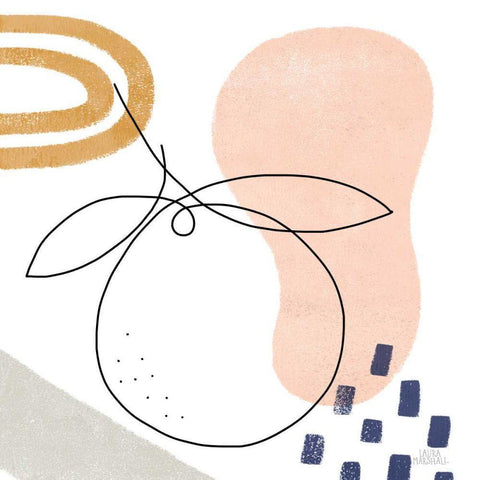 Kitchen Table I White Modern Wood Framed Art Print by Marshall, Laura