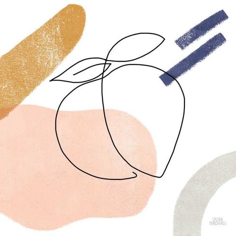 Kitchen Table IV White Modern Wood Framed Art Print by Marshall, Laura