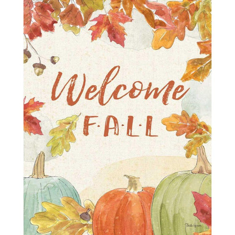 Falling for Fall VI v2 Black Modern Wood Framed Art Print with Double Matting by Grove, Beth