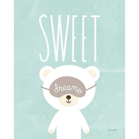 Sweet Dreams White Modern Wood Framed Art Print by Kelle, Ann