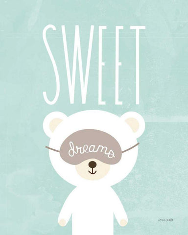 Sweet Dreams Black Ornate Wood Framed Art Print with Double Matting by Kelle, Ann