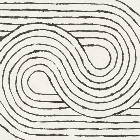 Rainbow Road I BW Gold Ornate Wood Framed Art Print with Double Matting by Hershey, Moira