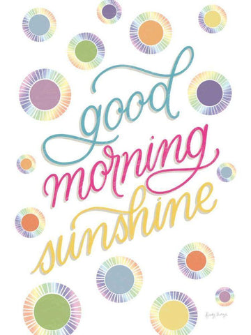 Boho Nursery V Rainbow Crop White Modern Wood Framed Art Print with Double Matting by Thorns, Becky