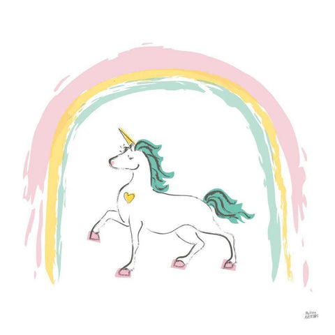 Rainbow Dream I Black Modern Wood Framed Art Print by Averinos, Melissa