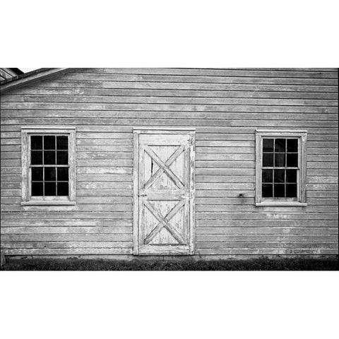 Bunk House Black Modern Wood Framed Art Print with Double Matting by Goldstein, Ed