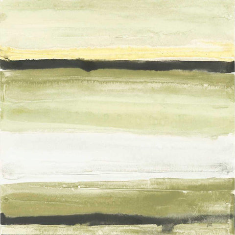 Lines in the Sand BWG Black Modern Wood Framed Art Print with Double Matting by Paschke, Chris