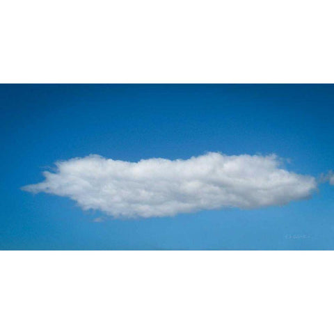Sky Floating White Modern Wood Framed Art Print by Goldstein, Ed