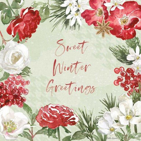 Rustic Season III Gold Ornate Wood Framed Art Print with Double Matting by Grove, Beth