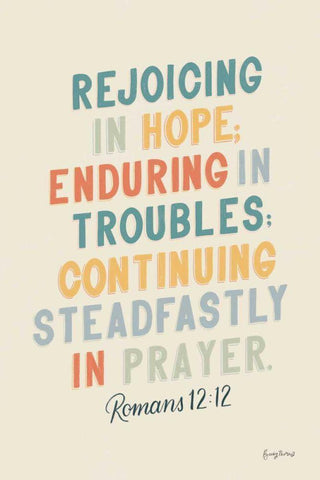 Bible Saying VI Black Ornate Wood Framed Art Print with Double Matting by Thorns, Becky