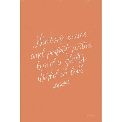 Sunday Hymn I White Modern Wood Framed Art Print by Thorns, Becky