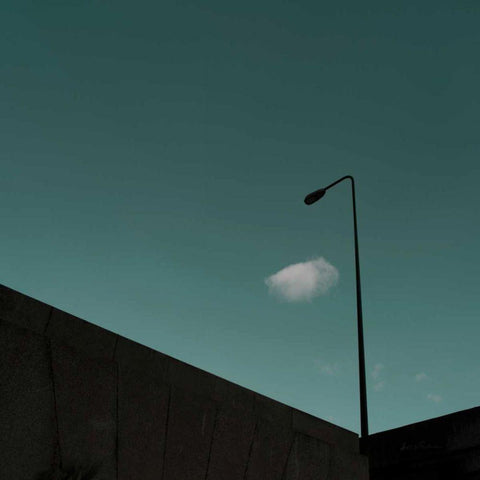 Urban Scene I Black Modern Wood Framed Art Print with Double Matting by Eichman, Andre