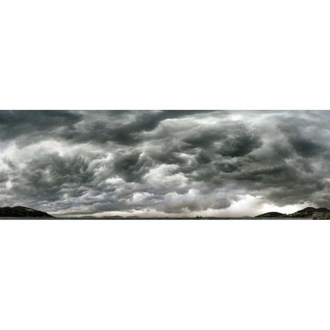 Clouds II Black Modern Wood Framed Art Print by Eichman, Andre