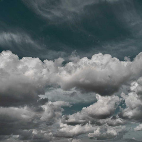 Clouds III Black Modern Wood Framed Art Print by Eichman, Andre