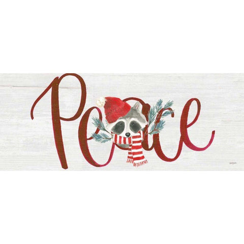 Critter Greetings II Black Modern Wood Framed Art Print with Double Matting by Jackson, Jenaya