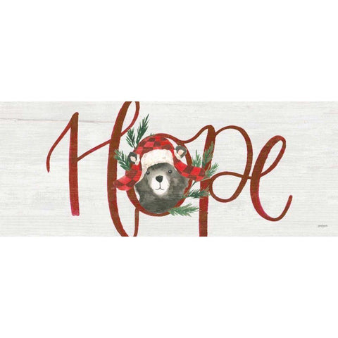 Critter Greetings III White Modern Wood Framed Art Print by Jackson, Jenaya