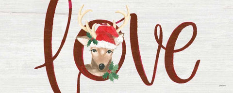 Critter Greetings IV White Modern Wood Framed Art Print with Double Matting by Jackson, Jenaya