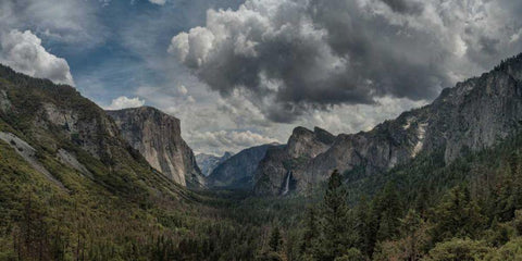 Scenic Landscape III White Modern Wood Framed Art Print with Double Matting by Eichman, Andre