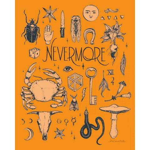 Something Wicked II Gold Ornate Wood Framed Art Print with Double Matting by Miller, Sara Zieve