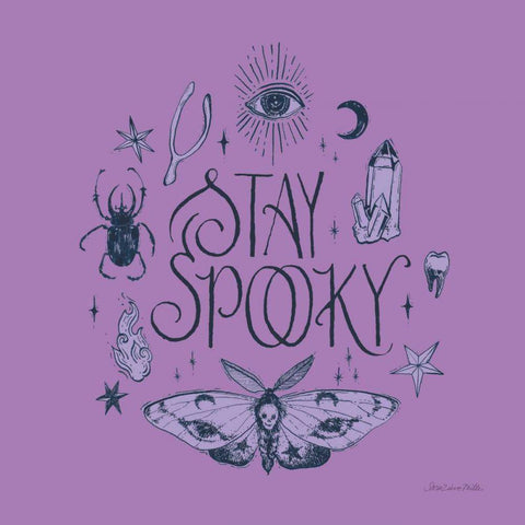 Something Wicked III White Modern Wood Framed Art Print by Miller, Sara Zieve