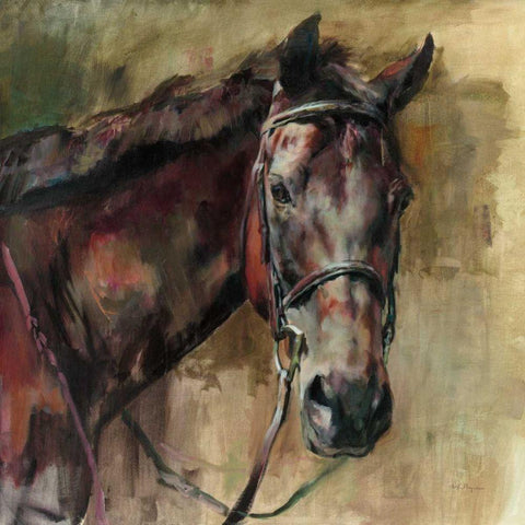 Nutmeg Sally Black Modern Wood Framed Art Print by Hageman, Marilyn
