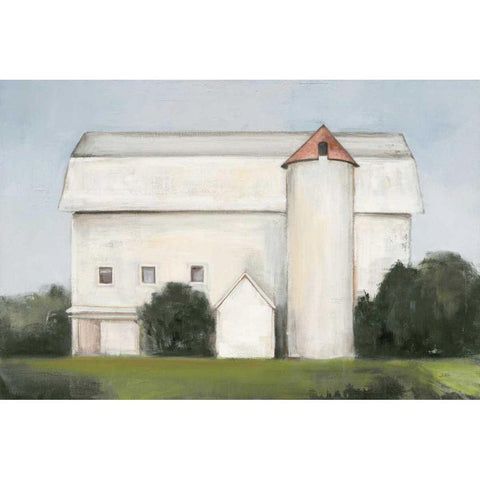 On the Farm Light White Modern Wood Framed Art Print by Purinton, Julia