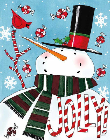 Holiday Joy III Blue Crop Black Ornate Wood Framed Art Print with Double Matting by Tavoletti, Anne