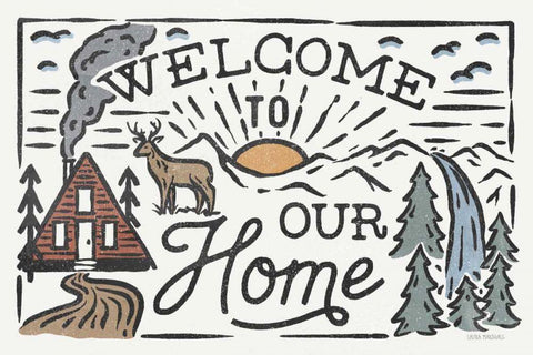 Adventurous III Black Ornate Wood Framed Art Print with Double Matting by Marshall, Laura