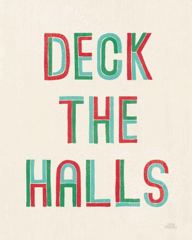 Christmas Sentiments II Black Ornate Wood Framed Art Print with Double Matting by Marshall, Laura