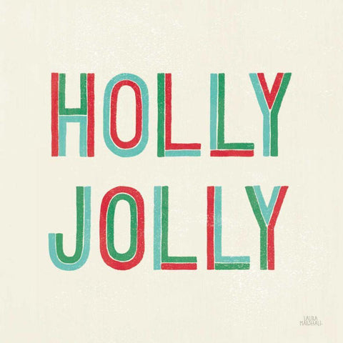 Christmas Sentiments IV White Modern Wood Framed Art Print with Double Matting by Marshall, Laura