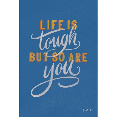 Encouraging Words - Tough Gold Ornate Wood Framed Art Print with Double Matting by Thorns, Becky