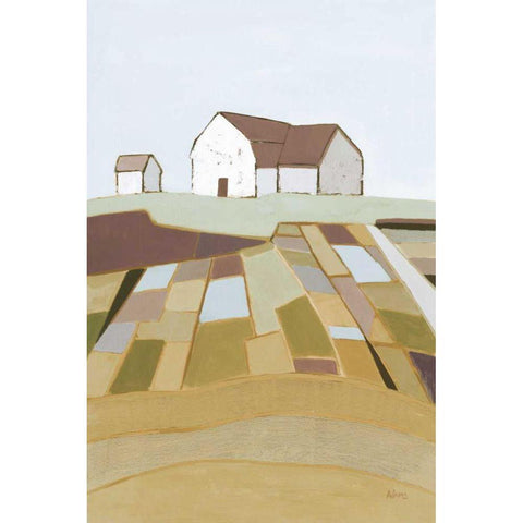 Field of Dreams Neutral White Modern Wood Framed Art Print by Adams, Phyllis
