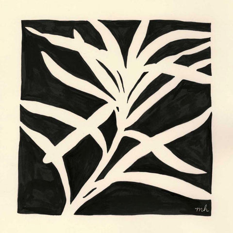 Growing White Modern Wood Framed Art Print with Double Matting by Hershey, Moira