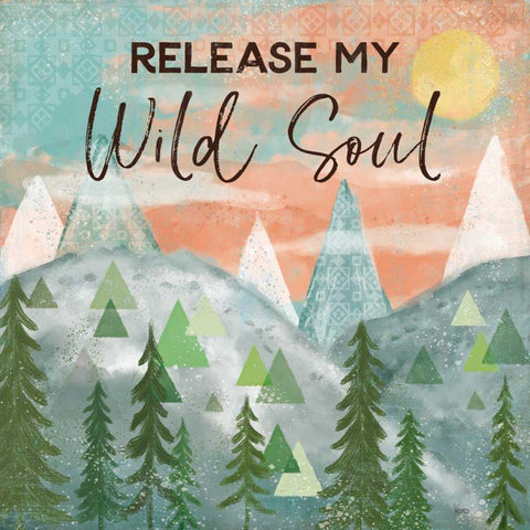 Woodland Forest VII White Modern Wood Framed Art Print with Double Matting by Charron, Veronique