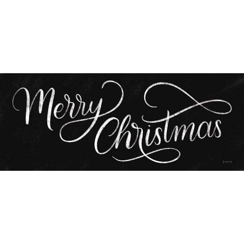 Christmas Sayings II Words Black Modern Wood Framed Art Print with Double Matting by Thorns, Becky