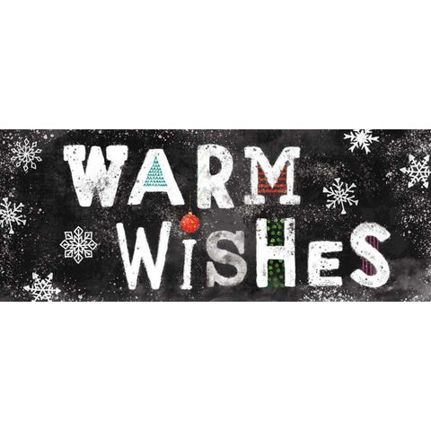 Festive Forest IV Black Gold Ornate Wood Framed Art Print with Double Matting by Charron, Veronique