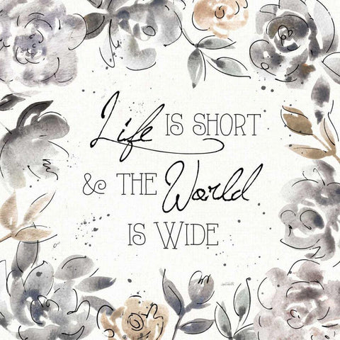 Skyline Sketches V Black Ornate Wood Framed Art Print with Double Matting by Tavoletti, Anne