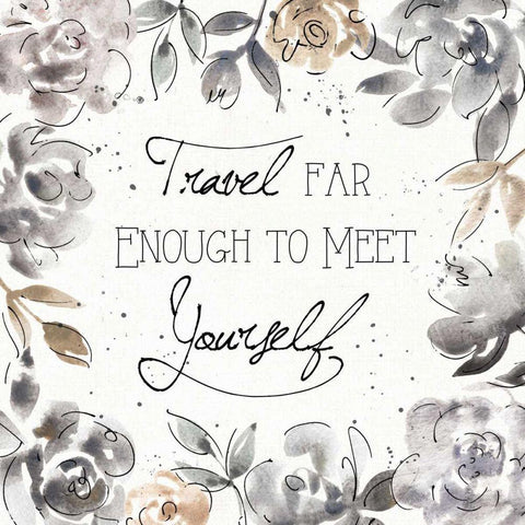 Skyline Sketches VI White Modern Wood Framed Art Print by Tavoletti, Anne