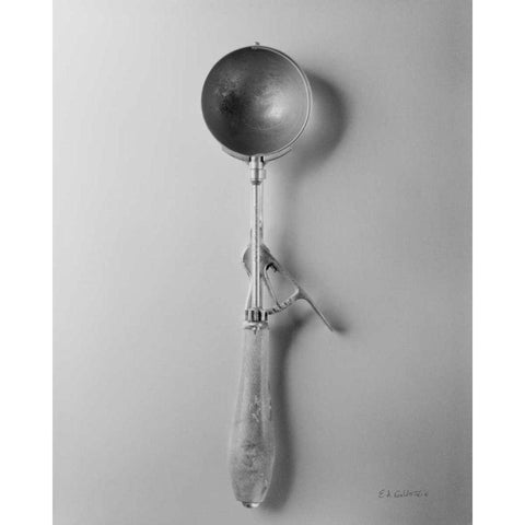 Ice Cream Scoop I Black Modern Wood Framed Art Print by Goldstein, Ed