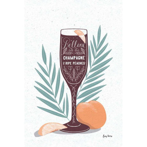 Fruity Cocktails I White Modern Wood Framed Art Print by Thorns, Becky