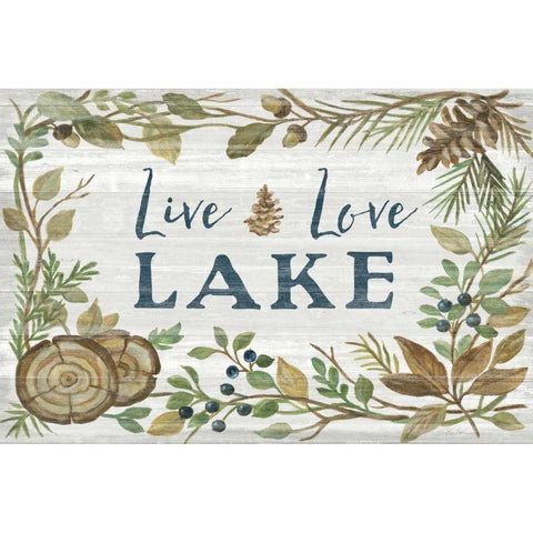 Lakeside Retreat III Gold Ornate Wood Framed Art Print with Double Matting by Vassileva, Silvia