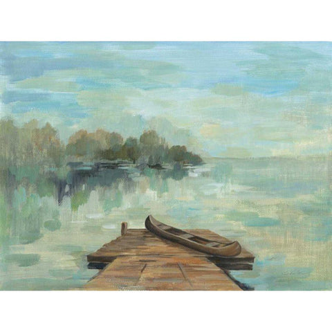 Lakeside Retreat II no Wood White Modern Wood Framed Art Print by Vassileva, Silvia