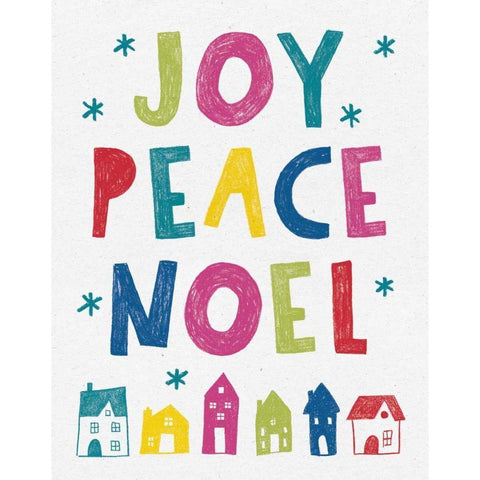 Merry and Bright I Black Modern Wood Framed Art Print by Hershey, Moira