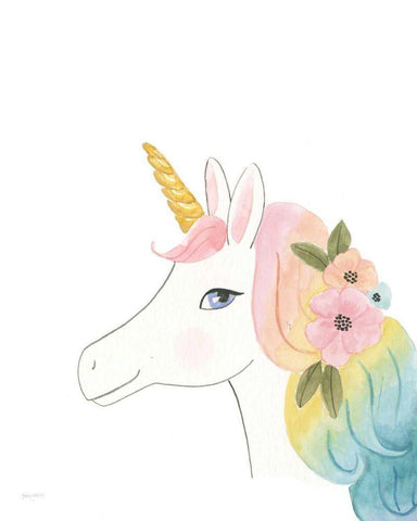Lets Chase Rainbows V Black Ornate Wood Framed Art Print with Double Matting by Jackson, Jenaya