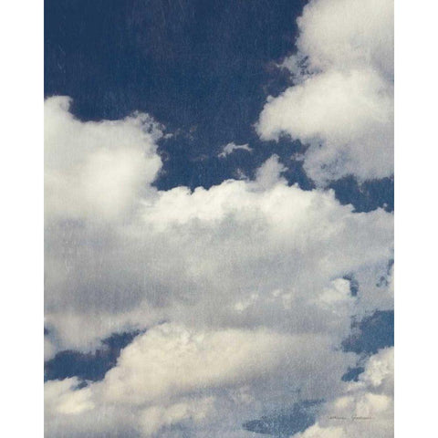 Autumn Clouds Black Modern Wood Framed Art Print with Double Matting by Gendreau, Katherine