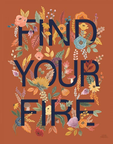 Harvest Garden III Rust Black Ornate Wood Framed Art Print with Double Matting by Marshall, Laura