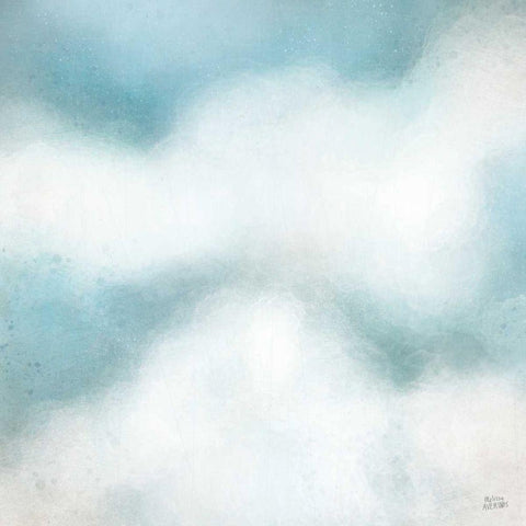 Cloudscape II Black Modern Wood Framed Art Print by Averinos, Melissa