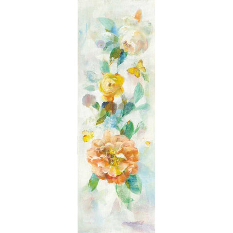 Blooming Splendor IV Black Modern Wood Framed Art Print by Nai, Danhui