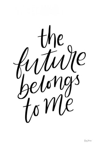 Graduation II White Modern Wood Framed Art Print with Double Matting by Thorns, Becky