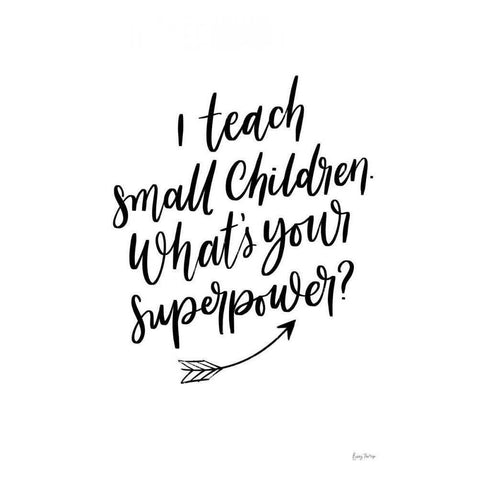 Teachers I Gold Ornate Wood Framed Art Print with Double Matting by Thorns, Becky